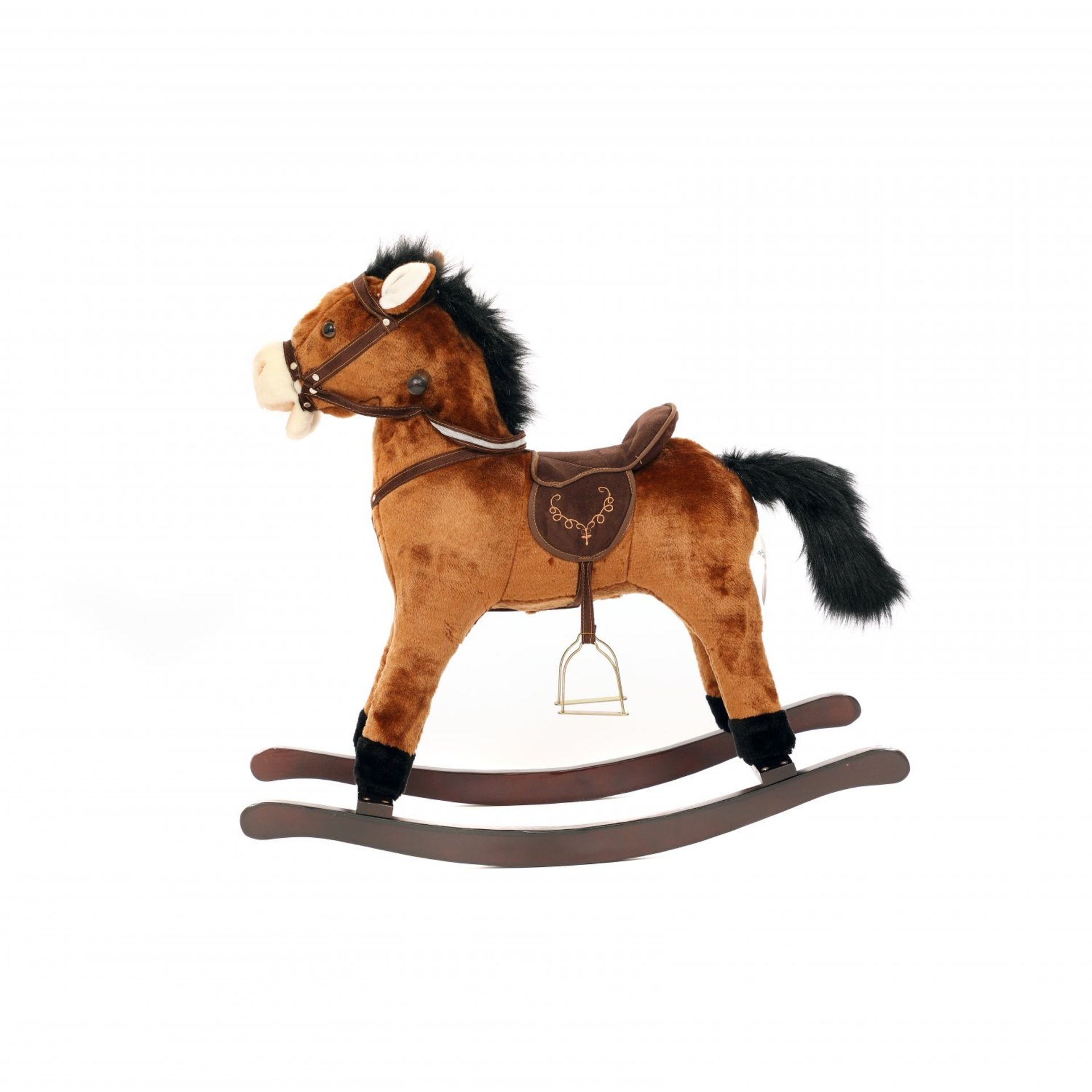 (D19) Childrens Kids Toy Rocking Horse with Neighing Sound Dimensions: 74 x 21 x 53cm High Qu... - Image 2 of 4