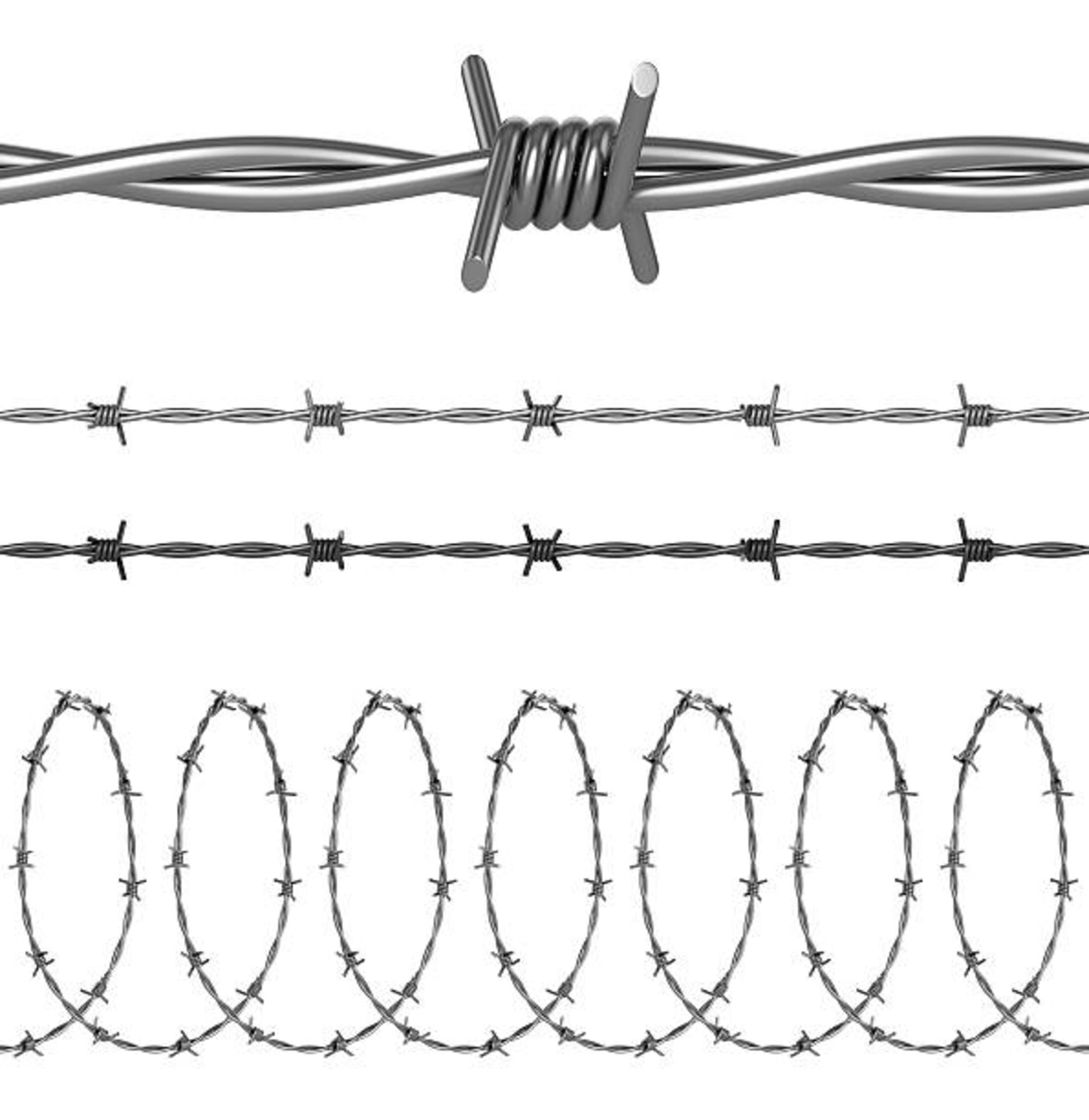 (LF118) 30m x 1.7mm Galvanised Steel Barbed Wire Livestock Security Length: 30m - Diameter: 1....