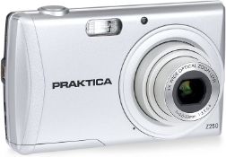 (M38)Praktica Luxmedia Z250 Digital Compact Camera - Silver (20 MP,5x Optical Zoom) Effortlessl...