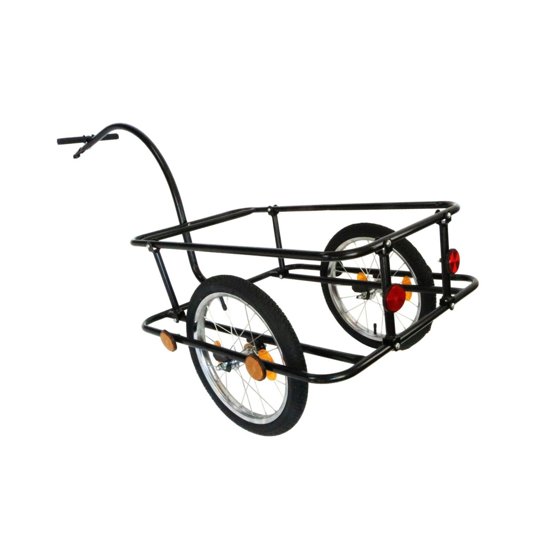 (LF183) Bike Trailer Trolley with Coupling & Pneumatic Tyre 90L Cargo The bike trailer is ... - Image 2 of 2