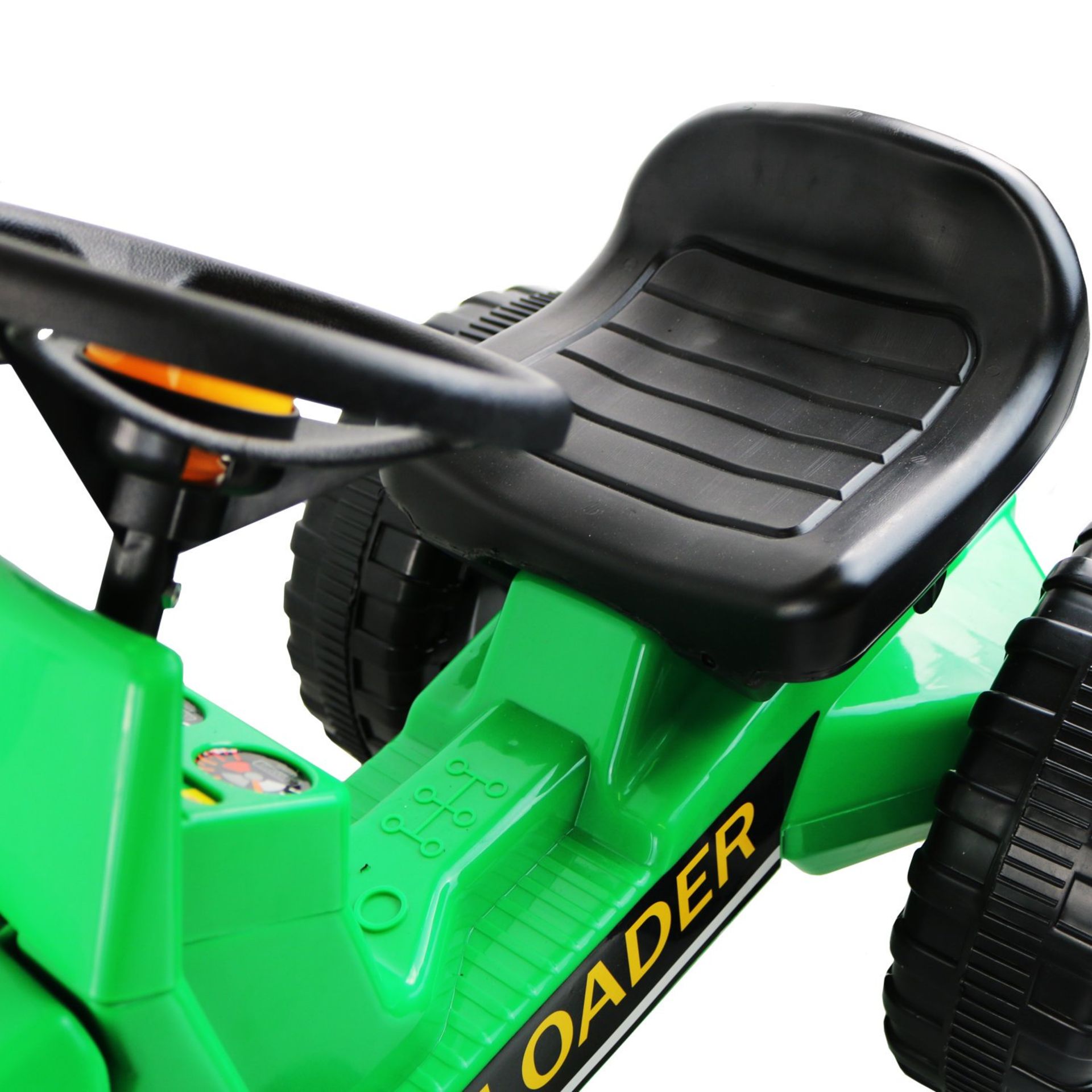 (D14) Childrens Pedal Ride on Green Super Kids Bucket Loader Tractor CE & EN71 Certified - Age... - Image 2 of 3