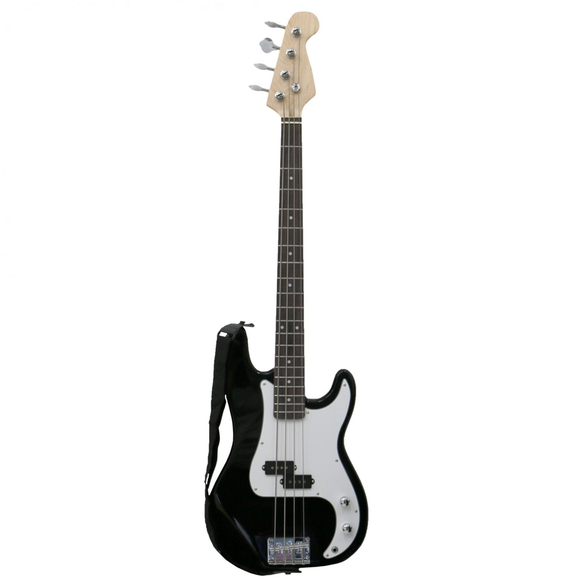 (LF212) PB Precision Style Black 4 String Electric Bass Guitar & 15W Amp The PB is a precisi... - Image 2 of 2