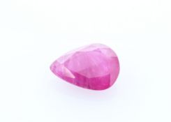 Loose Pear Shape Burmese Ruby 1.04 Carats