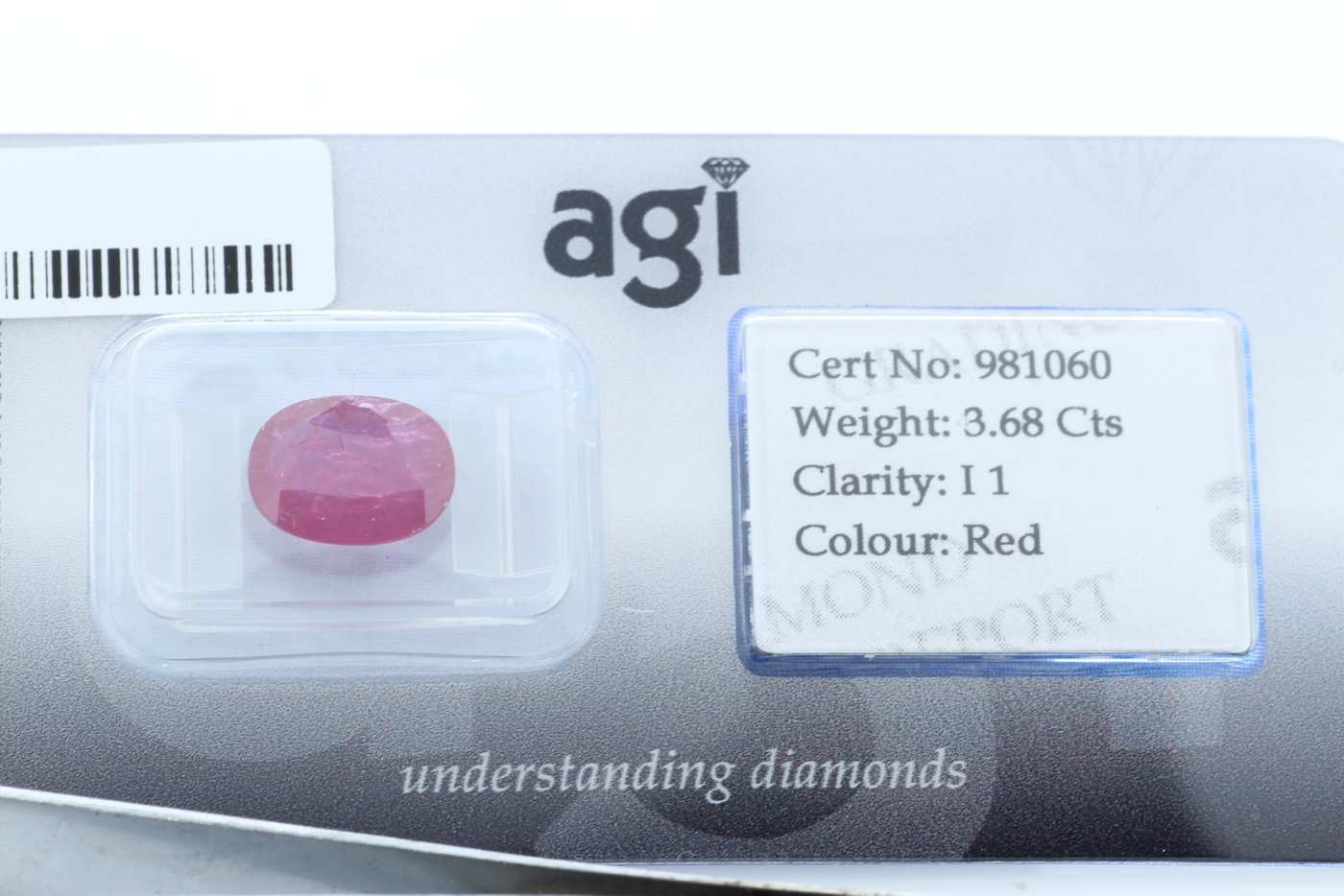 Loose Oval Ruby 3.68 Carats