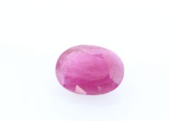 Loose Oval Burmese Ruby 1.43 Carats