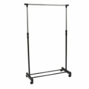 (RL28) Single Clothes Rail Our flat packed adjustable heavy duty clothing rail is ...