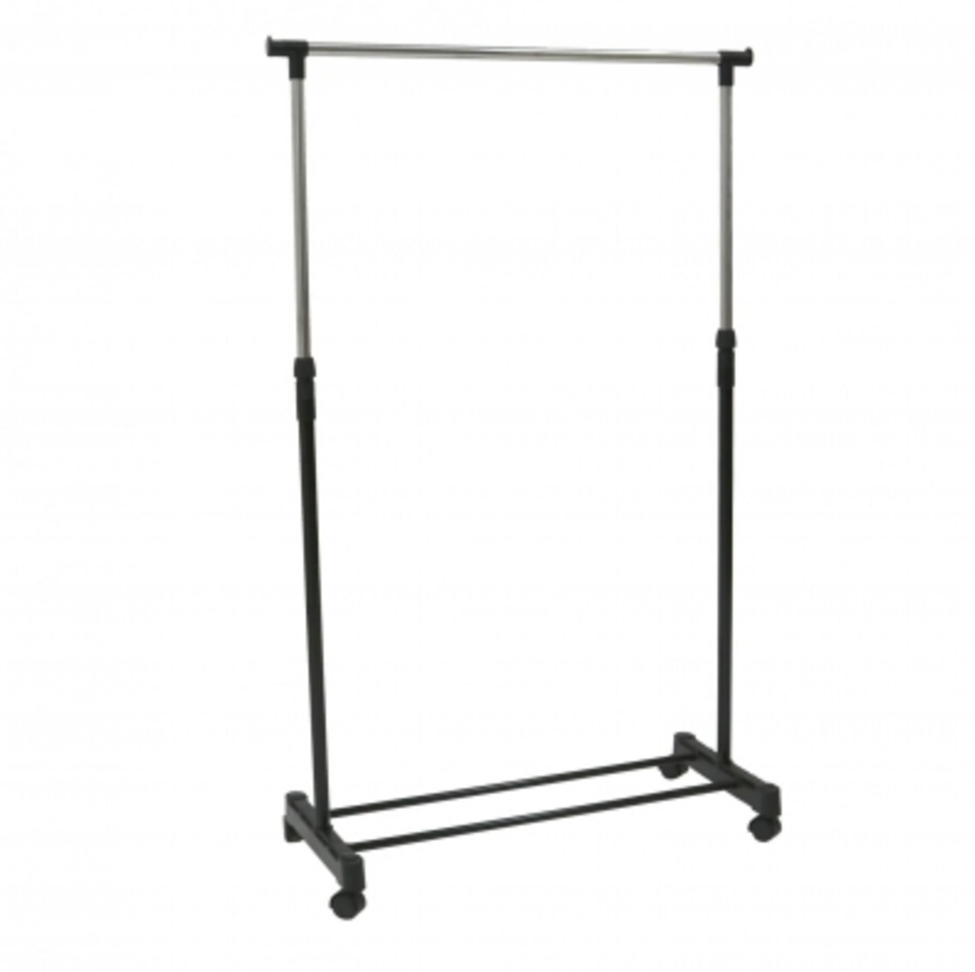 (RL28) Single Clothes Rail Our flat packed adjustable heavy duty clothing rail is ...