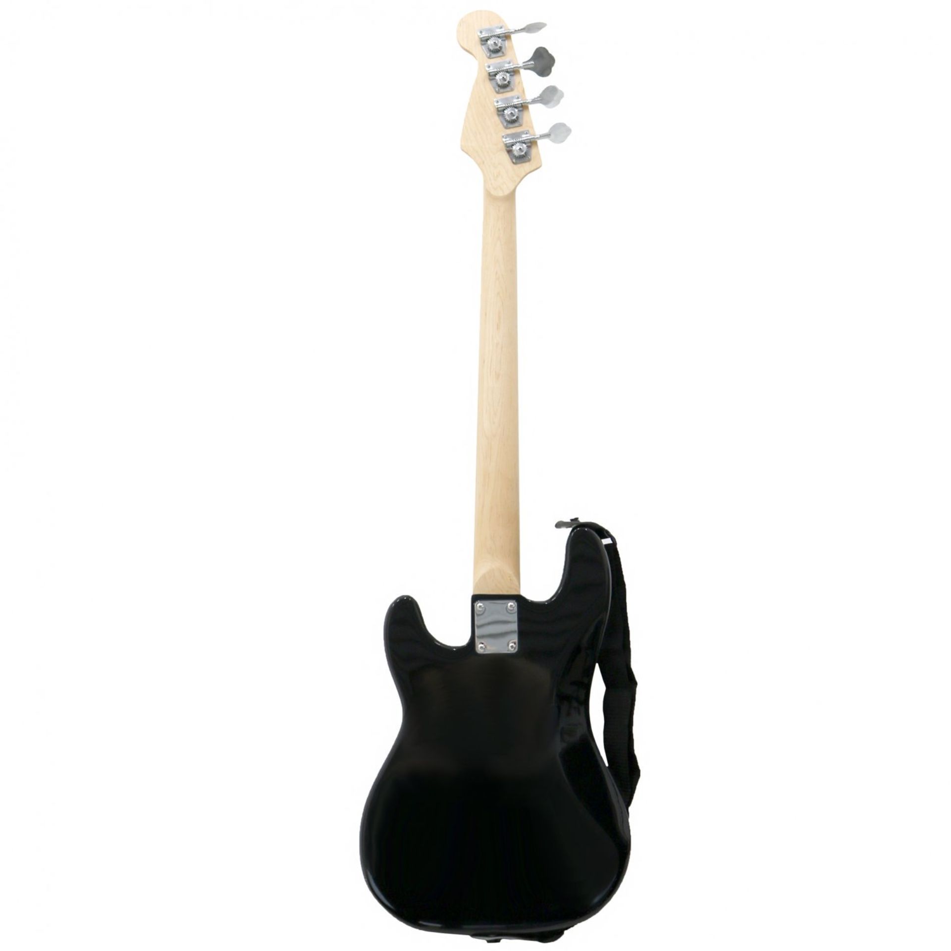 (KK103) PB Precision Style Black 4 String Electric Bass Guitar & 15W Amp The PB is a pr... - Image 2 of 2