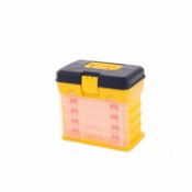 (QW25) 4 Drawer Storage Organiser Utility Tool Box Case Garage Shed Dimensions: 37.5 x 17.5 x ...