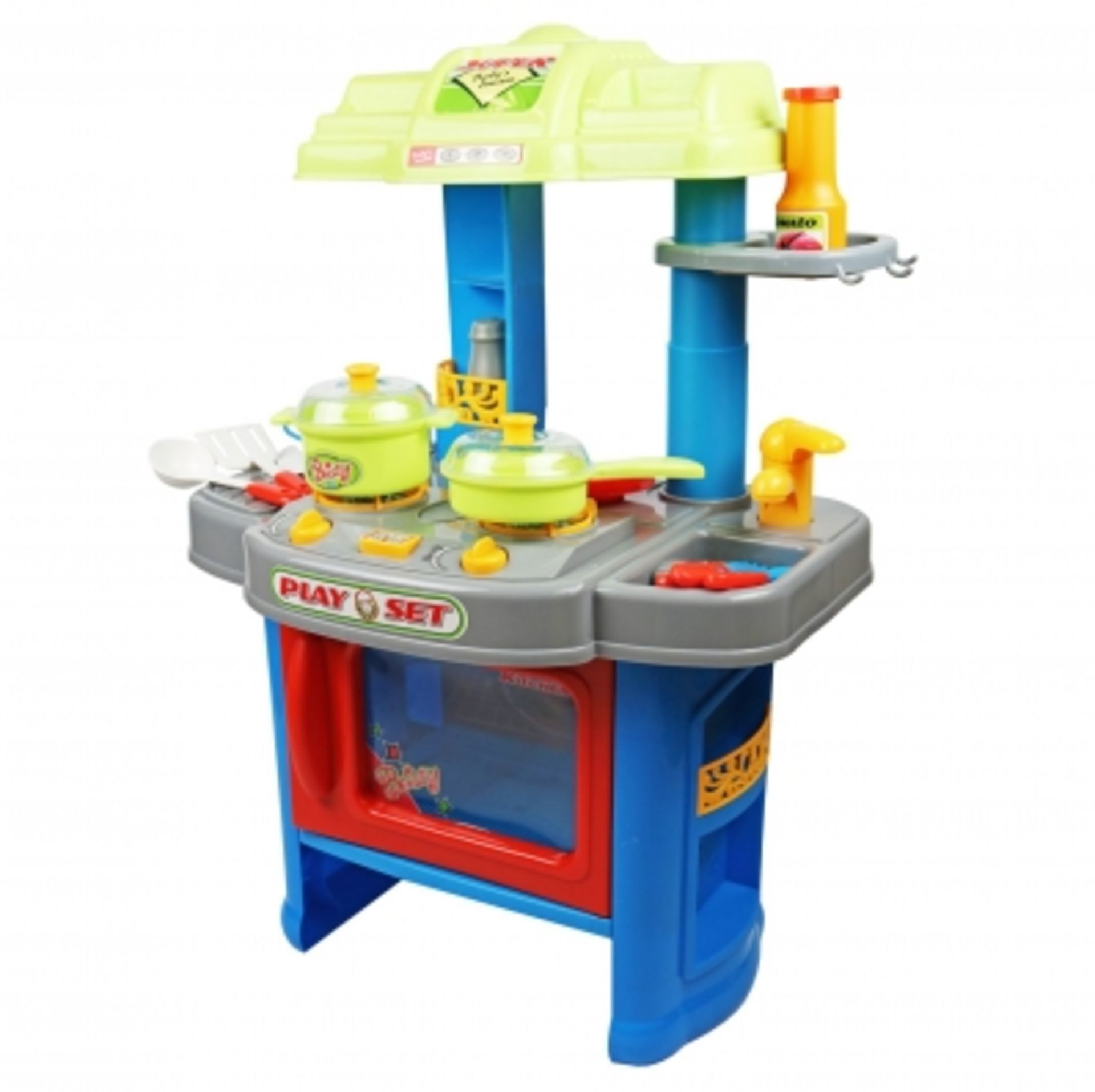 (RL42) Childrens Kids Roleplay Cooker Kitchen Cooking Toy Playset This Kitchen Play Set...