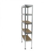 (SK220) 500kg Heavy Duty 5 Tier Metal Storage Garage Shelving Racking The 5 tier racking is ...