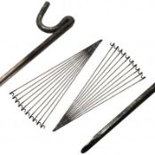 (PP53) Pack of 20 x FENCING PINS for Temporary Barrier Fencing! This is a quick and easy w...