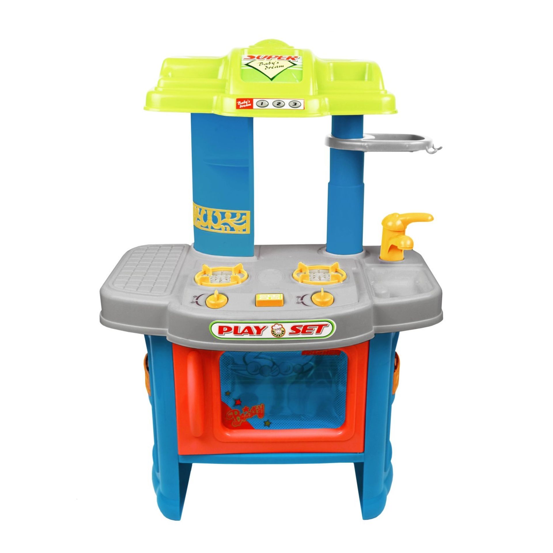 (RL42) Childrens Kids Roleplay Cooker Kitchen Cooking Toy Playset This Kitchen Play Set... - Image 2 of 2