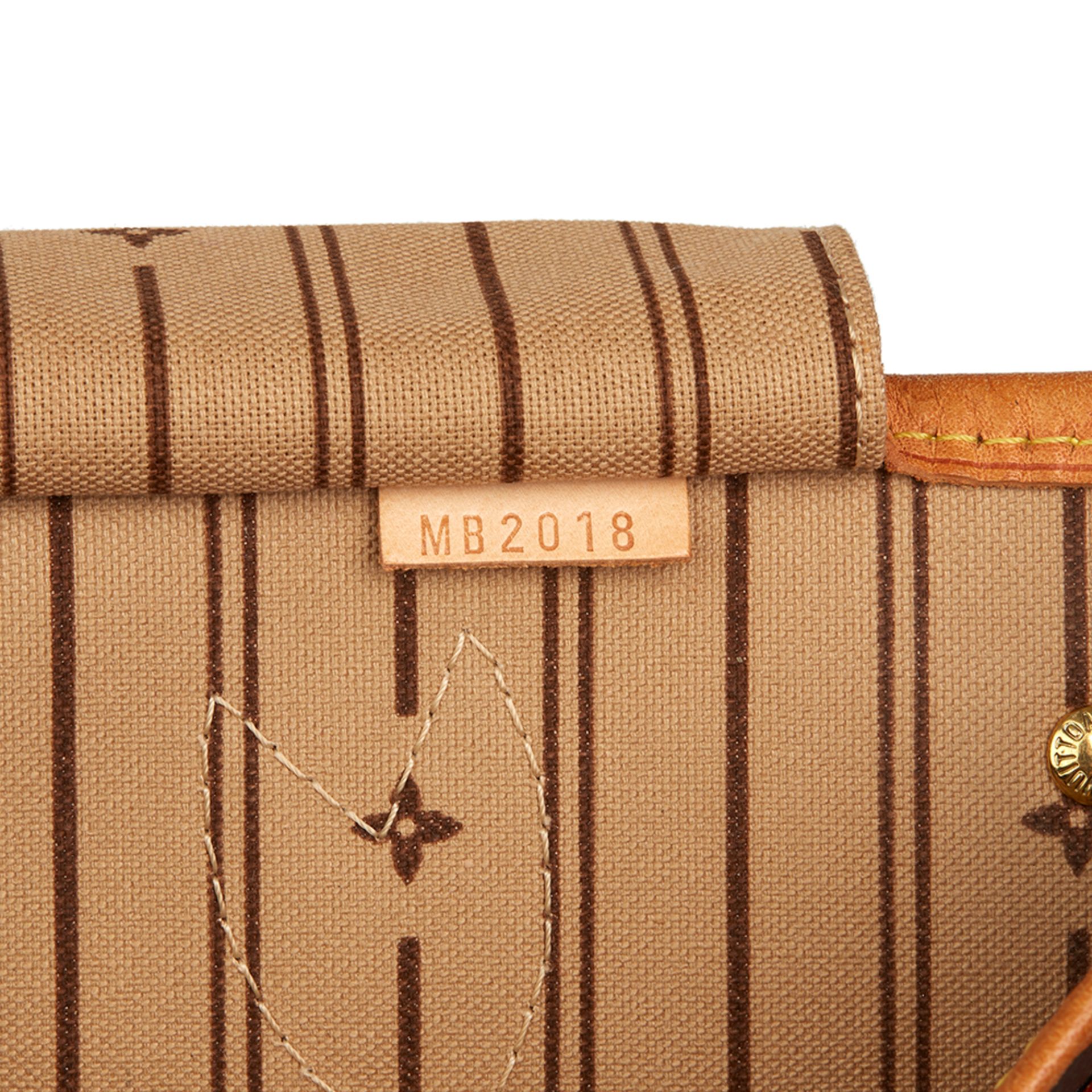 Louis Vuitton X Year Zero London Hand-Painted ‘Zap Them With Super Love’  Brown Monogram Coated Canv - Image 4 of 11