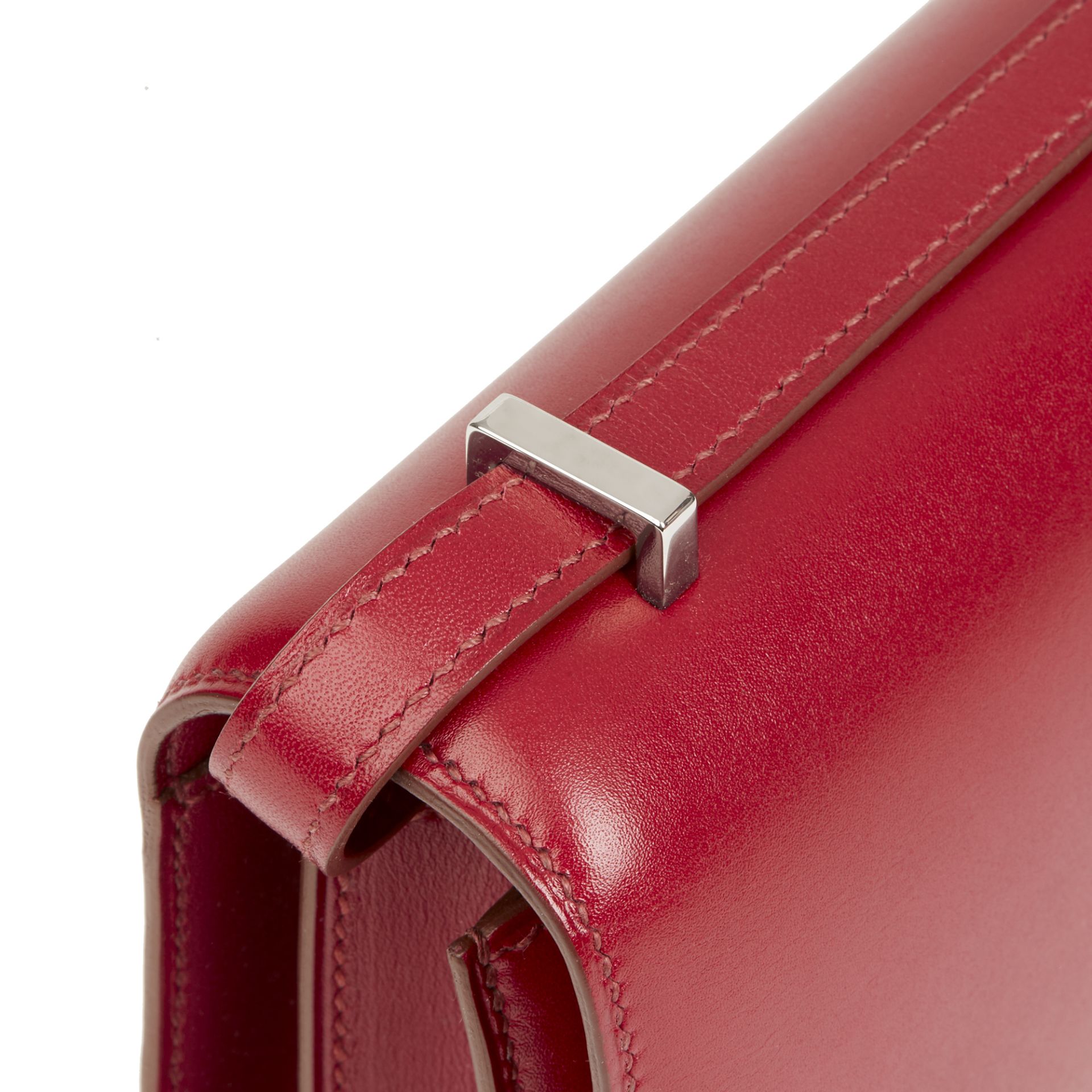 Hermès Rubis Tadelakt Leather Constance Elan - Image 7 of 12