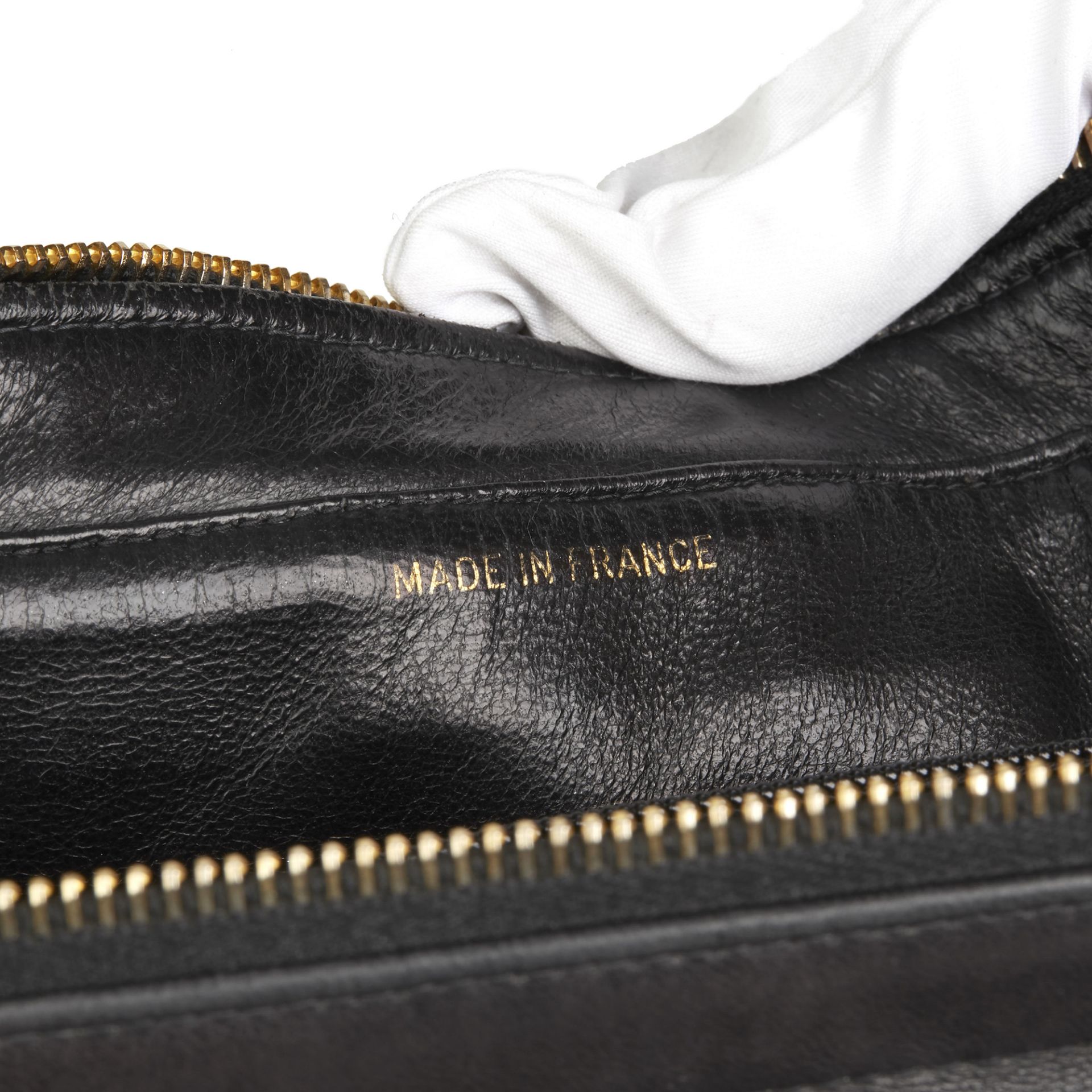 Chanel Black Quilted Patent Leather Vintage Classic Timeless Backpack - Image 5 of 12