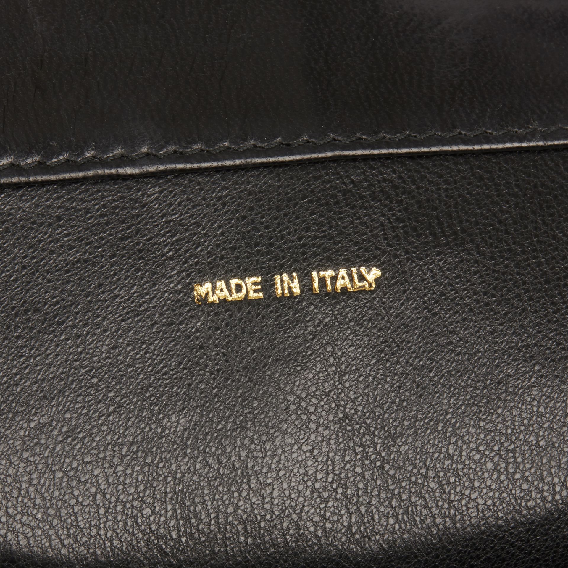 Chanel Black Quilted Lambskin Vintage Timeless Fringe Bucket Bag - Image 5 of 11