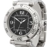 Cartier Pasha de Cartier Seatimer W31077M7 or 2790 Men Stainless Steel Watch