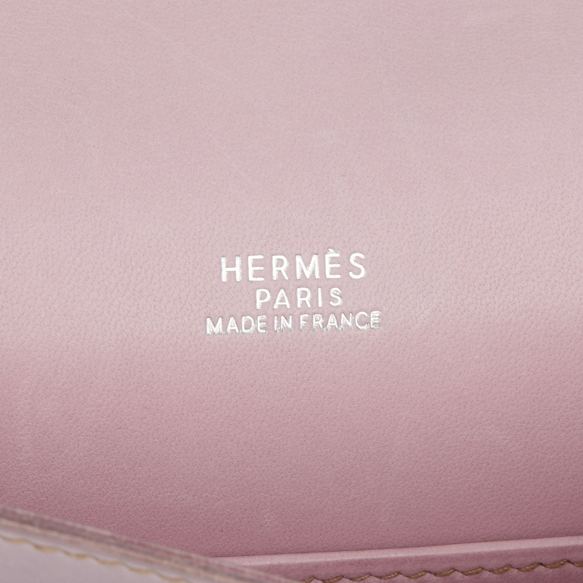 Hermès Lilac Box Nepal Leather Kelly Longue Clutch - Image 6 of 10