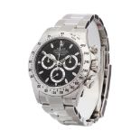 Rolex Daytona  116520 Men Stainless Steel Chronograph Stickered NOS Watch