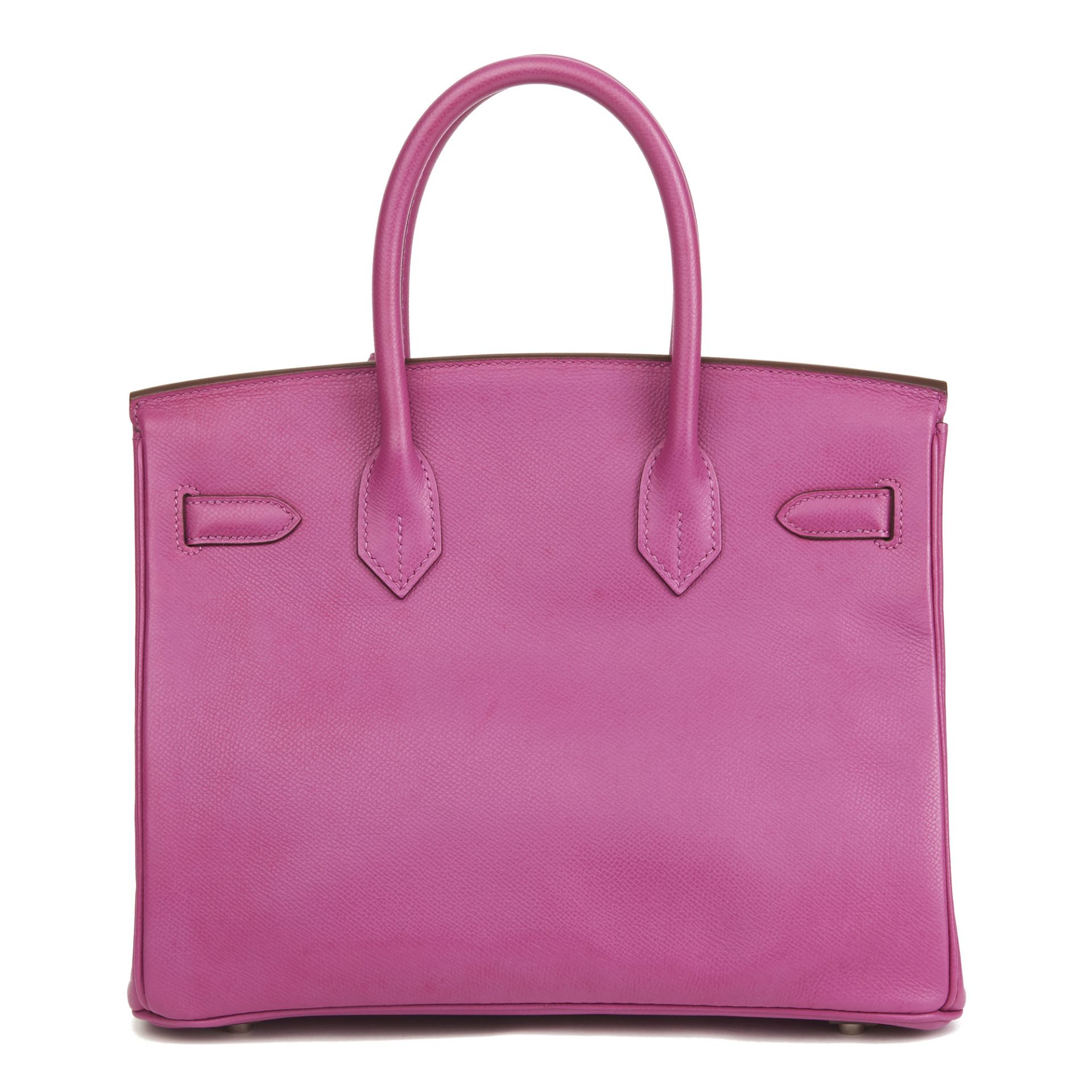 Hermès Cyclamen Epsom Leather Birkin 30Cm - Image 9 of 11