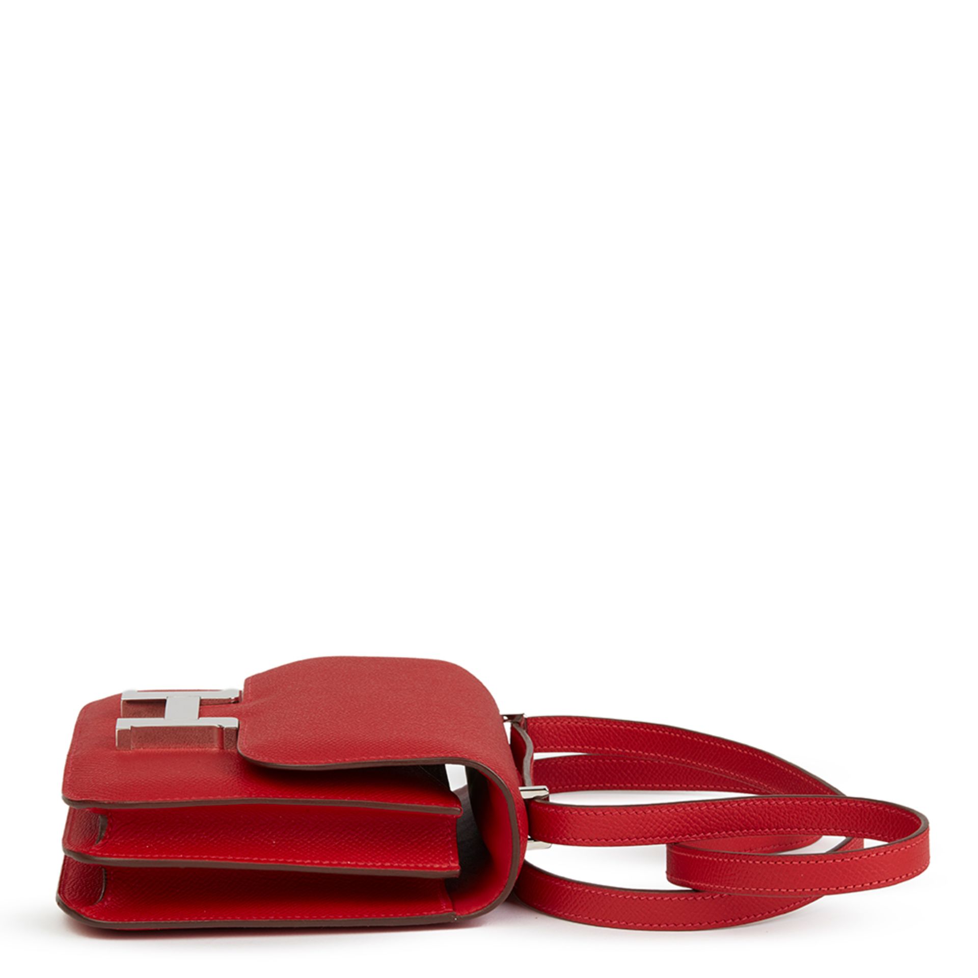 Hermès Rouge Casaque Epsom Leather Constance 18 - Image 12 of 12