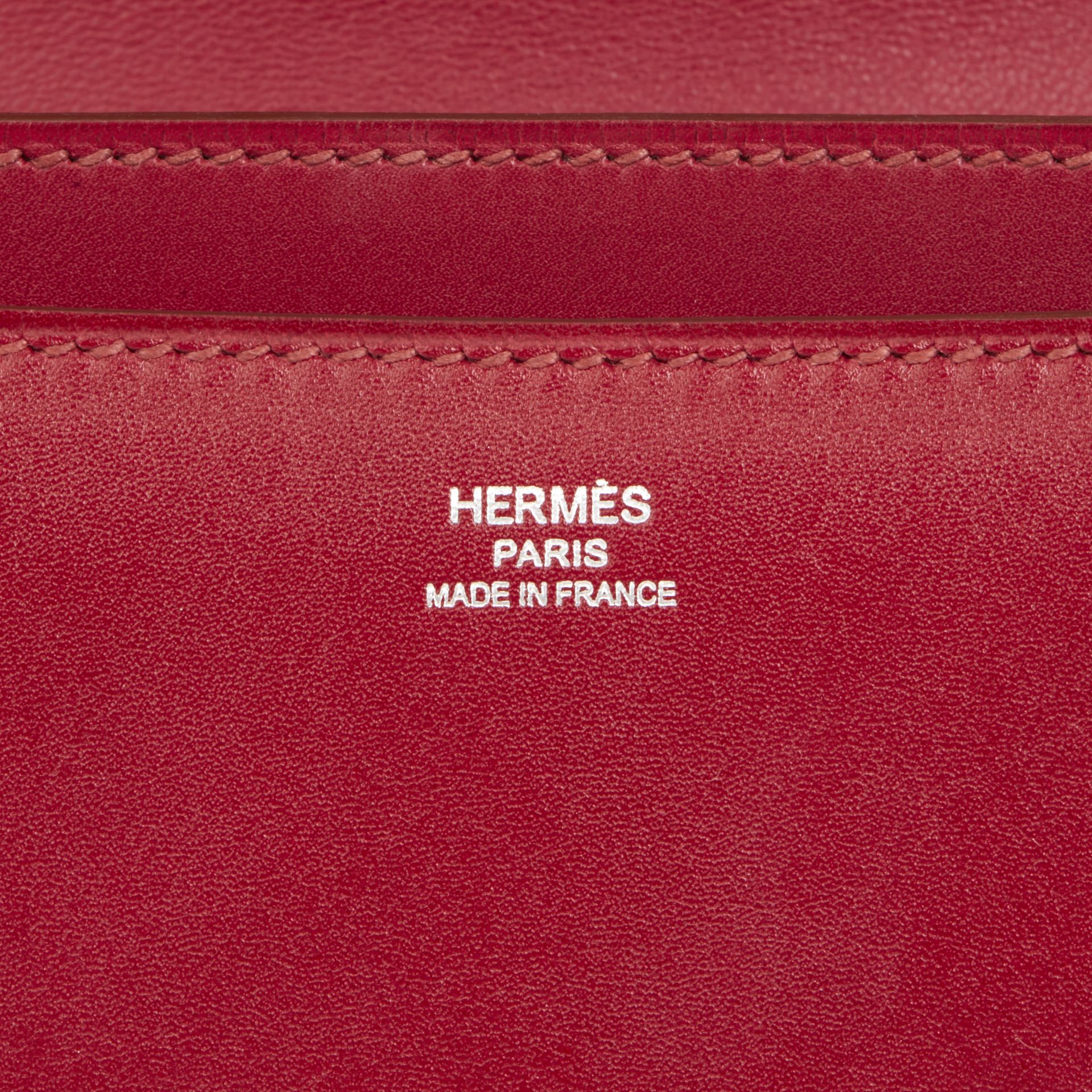 Hermès Rubis Tadelakt Leather Constance Elan - Image 6 of 12