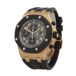 Audemars Piguet Royal Oak Offshore 25940OK/O/002CA/01 Men Rose Gold Rubber Clad Chronograph