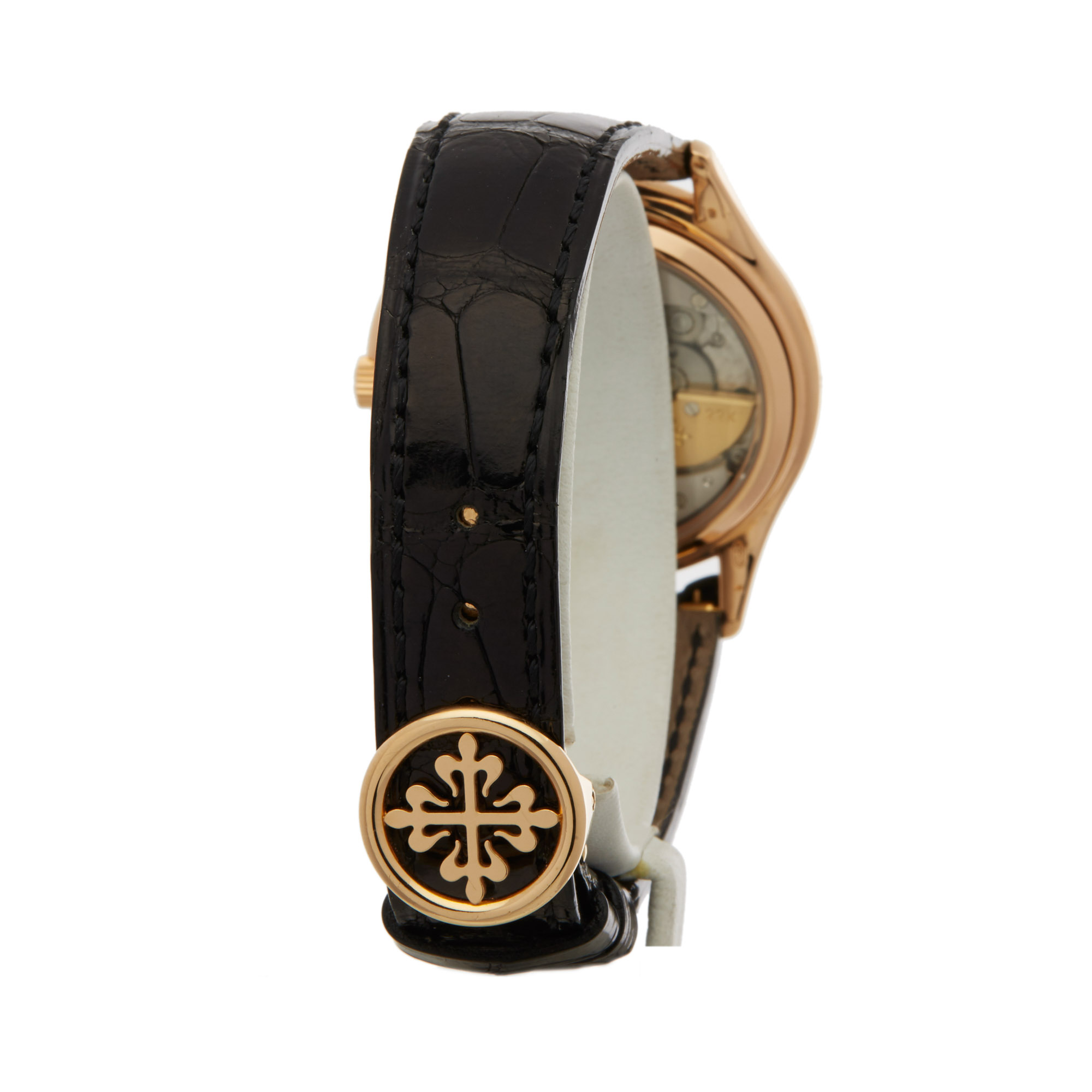 Patek Philippe Perpetual Calendar  3940 Men Rose Gold Porcelain Dial Watch - Image 4 of 7
