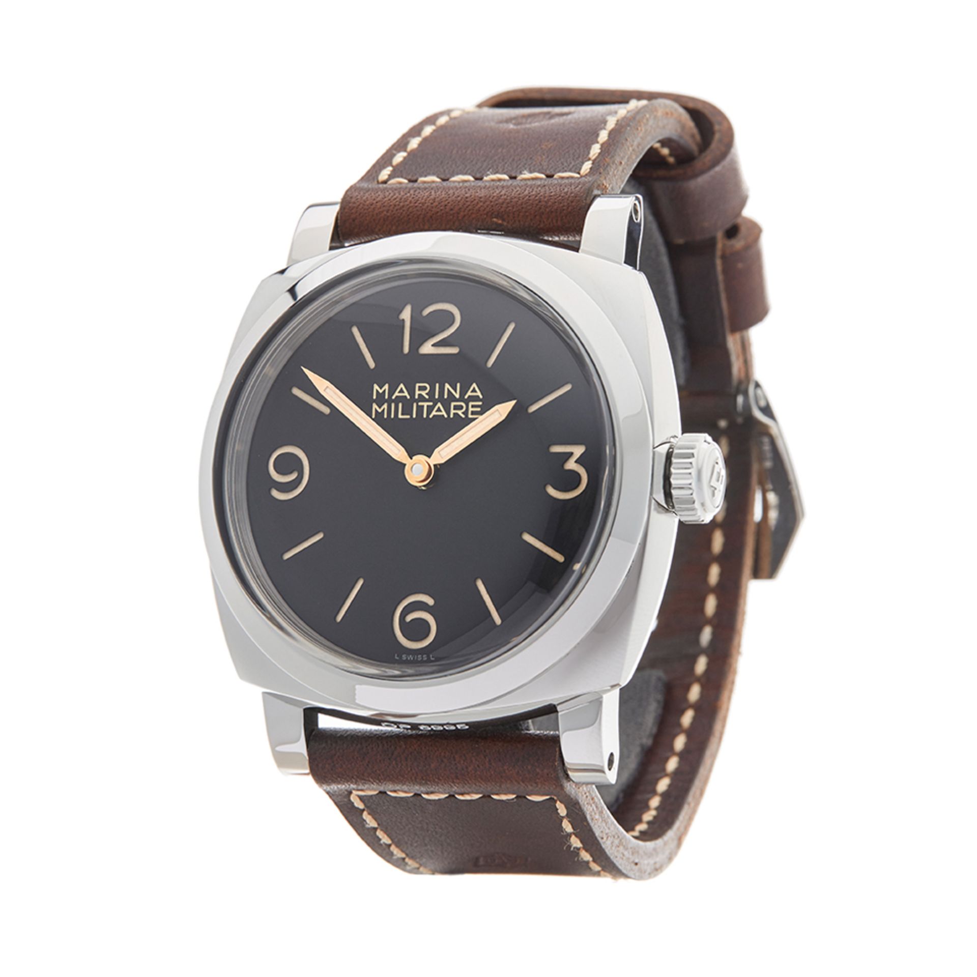 Panerai Radiomir  PAM00587 Men Stainless Steel Marina Militare Watch