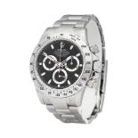 Rolex Daytona  116520 Men Stainless Steel Chronograph Stickered NOS Watch