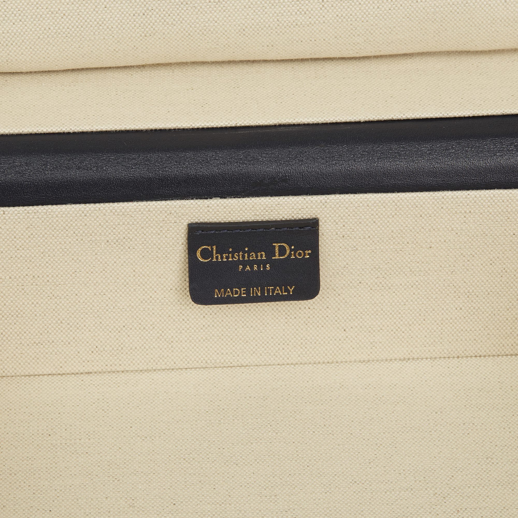Christian Dior Blue Oblique Monogram Canvas & Calfskin Leather Jewellery Case - Image 6 of 12