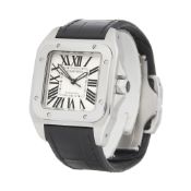 Cartier Santos 100 W20107X7 or 2878 Unisex Stainless Steel  Watch