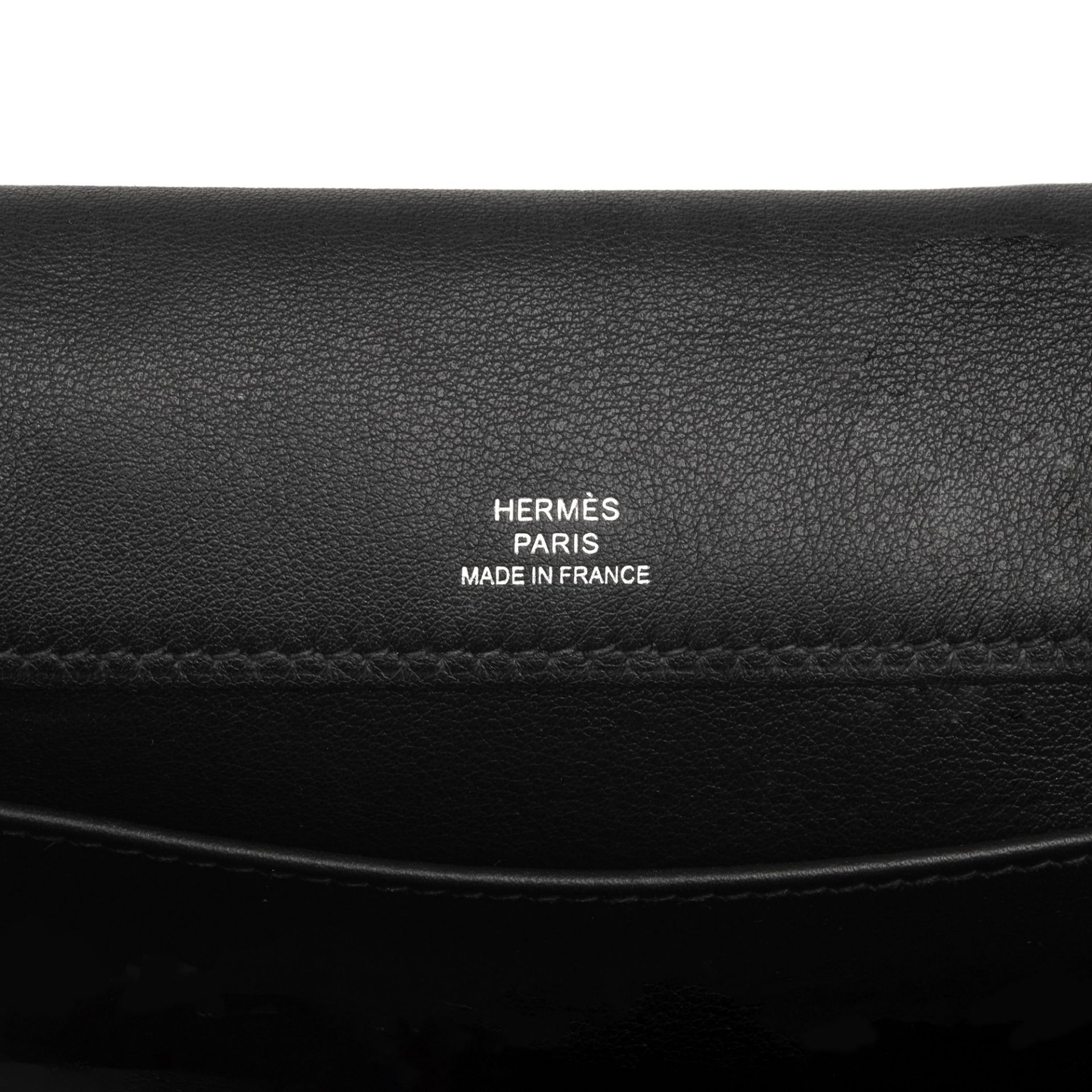 Hermès Black Swift Leather Kelly Danse - Image 7 of 13