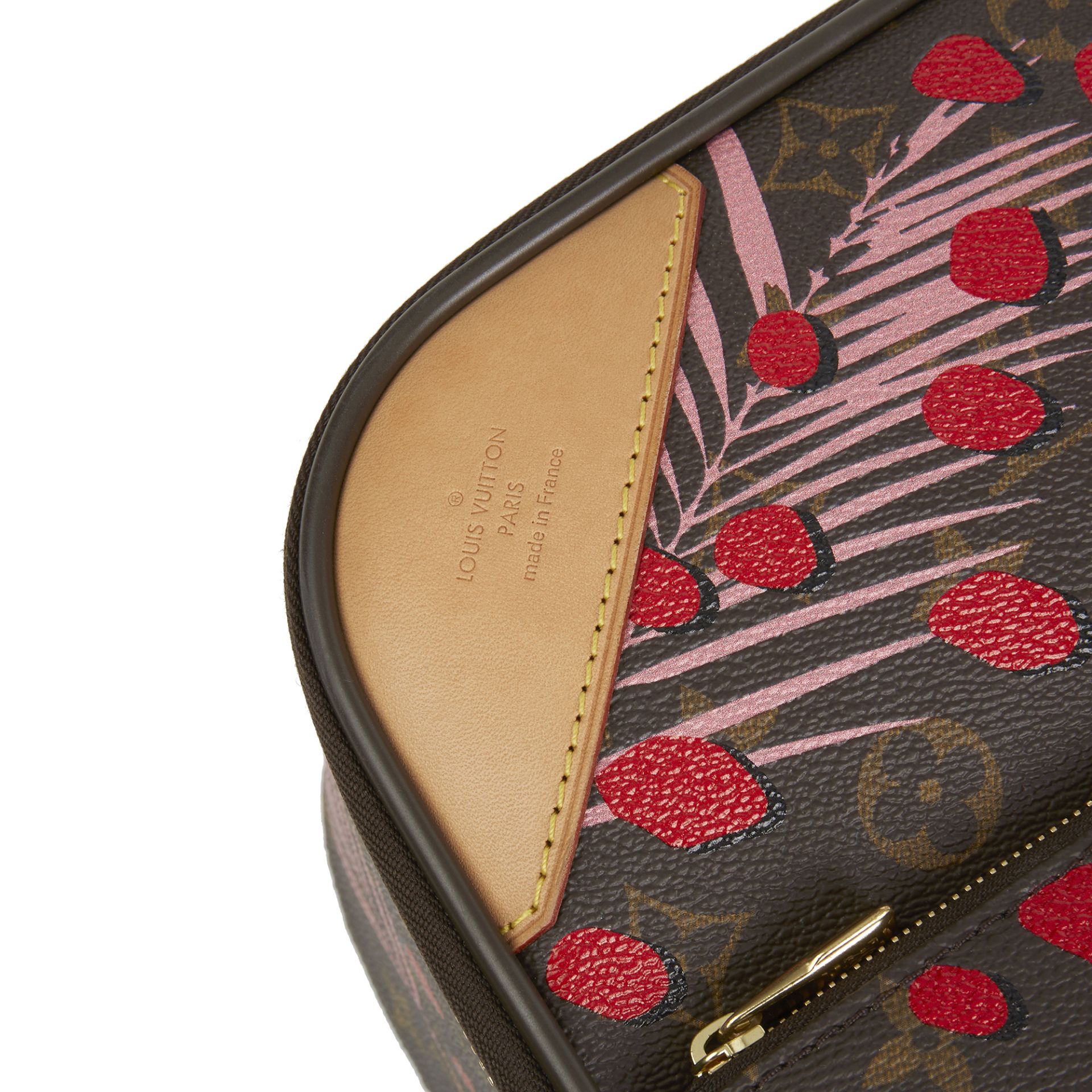 Louis Vuitton Brown Monogram Sugar Pink Poppy Jungle Coated Canvas Pégase Légère 55 - Image 8 of 14