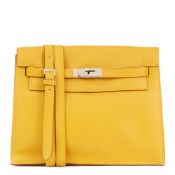 Hermès Jaune D'or Swift Leather Kelly Danse