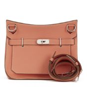 Hermès Crevette Togo Leather Jypsiere 31Cm