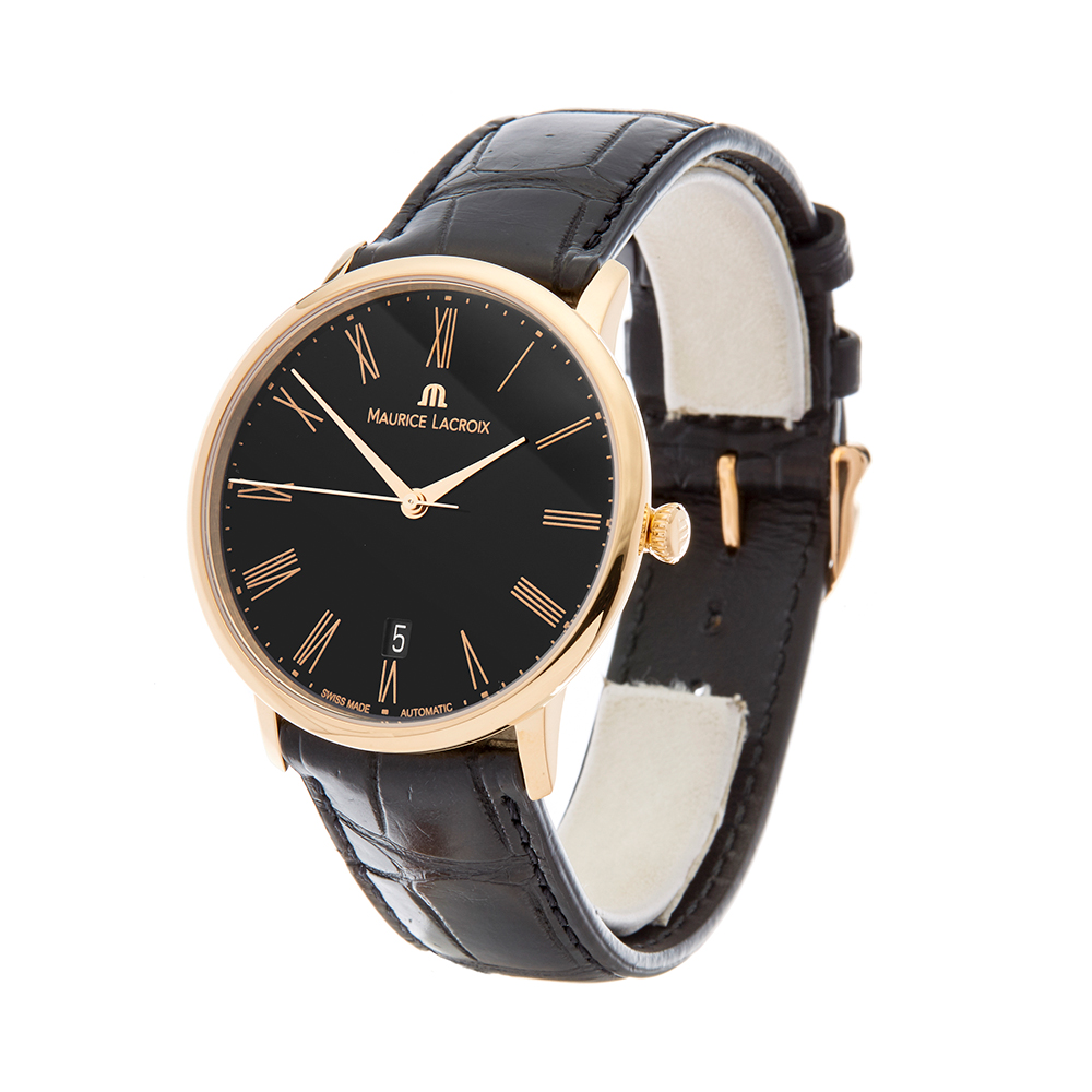 Maurice Lacroix Les Classiques LC6007-PG101-310-1 Men Rose Gold Watch - Image 2 of 9