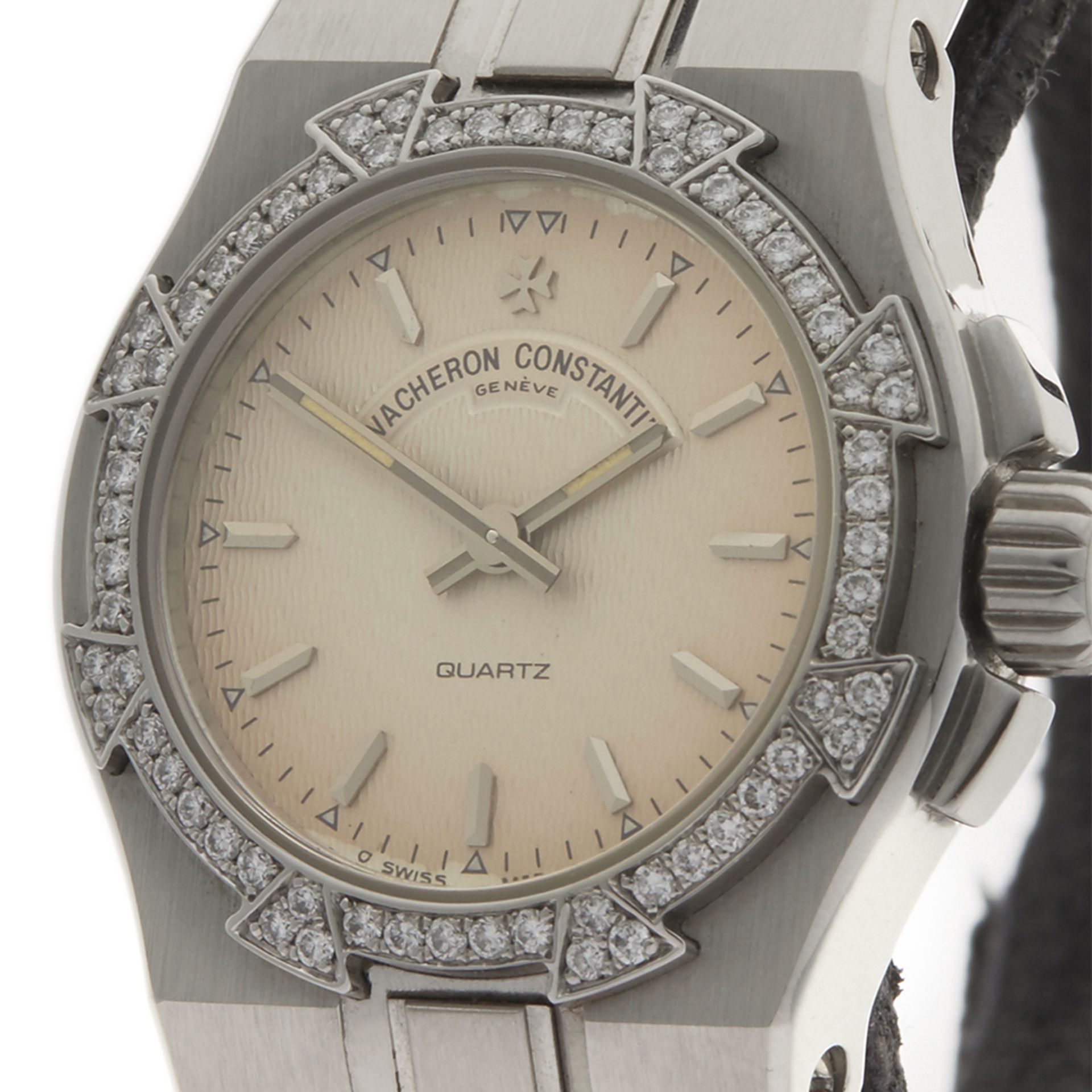 Vacheron Constantin Overseas 16550/423A-8492 Ladies Stainless Steel Diamond Watch - Image 2 of 9
