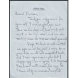 Royalty 1968 Autograph letter from Mrs Rose Kennedy to the Duchess of Windsor in Paris