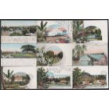 Tonga 1906 1d postal stationery Post Cards with printed views on reverse