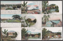 Tonga 1906 1d postal stationery Post Cards with printed views on reverse