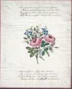 G.B. - Valentines 1835 (Feb 21) Valentine lettersheet (tear to flap)