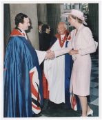 Royalty Princess of Wales, Princess Diana Official Press Photograph Princess Diana attending the N.C
