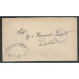 G.B. - Ireland 1921 Stampless O.H.M.S. Cover addressed to No. 1 Remount Depot, Dublin