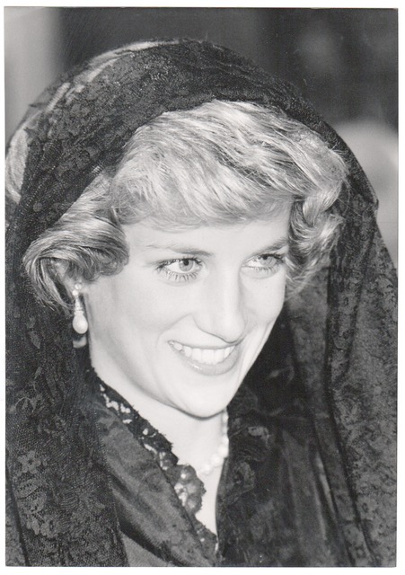 Royalty Princess of Wales, Princess Diana Official Press Photograph Princess of Wales attending the