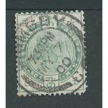 G.B. - Surface Printed / Forgeries 1883 9d Dull green forgery lettered "OH-HO" on genuine watermarke