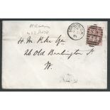 G.B. - Parliamentary 1881 Cover with House of Commons crest embossed on the flap, posted within Lond