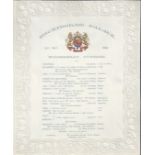 Royalty Buckingham Palace Queen Victoria Music Concert 1868.Lace overlay on paper background for ...