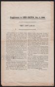 Transvaal - Jameson Raid 1896 Single Sheet Supplement to "The Critic" for 3 January 1896, reporting